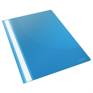 Esselte 28334 Vivida plastic snelhechter / A4 / polypropyleen / blauw / tot 160 vel / 5 stuks