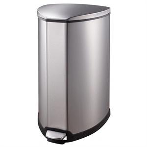 EKO Grace pedaalemmer / metaal / mat RVS / 35 liter