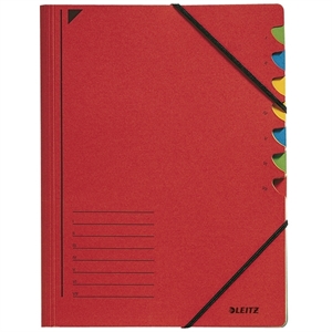 Leitz sorteermap / rood / 7 tabs