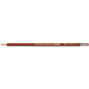 Faber-Castell potlood 2001 / Dessin / HB / incl. gum
