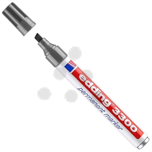 Edding 3300 permanent marker / grijs / beitelvormige punt / 1-5 mm