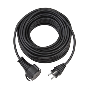 Brennenstuhl 1161470 verlengsnoer / rubber / 25 meter / zwart