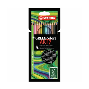 Stabilo Greencolors ARTY kleurpotloden / 12 stuks
