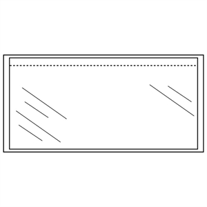 Raadhuis paklijst envelop | onbedrukt / zelfklevend / A5 / 225 mm x 165 mm / 1000 stuks