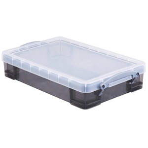 Really Useful Box opbergdoos / polypropyleen / gerookt transparant / 4 liter