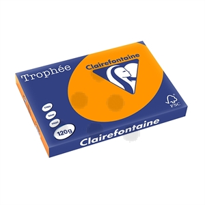 Clairefontaine papier / feloranje / A3 / 120 gr. / 250 vel