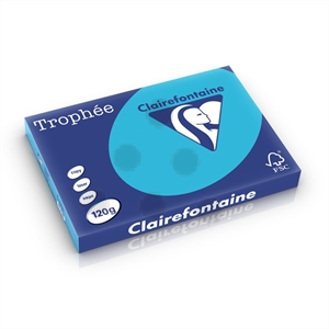 Clairefontaine papier / koningsblauw / A3 / 120 gr. / 250 vel
