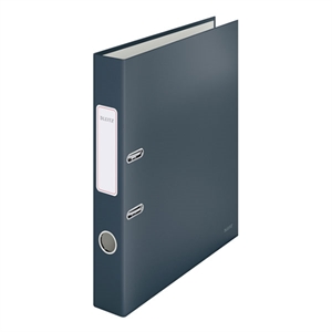 Leitz Cosy ordner soft touch / A4 / karton / fluweel grijs / tot 350 vel