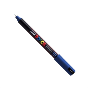 POSCA PC-1MR verfmarker / donkerblauw / ronde punt / 0,7 mm