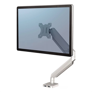 Fellowes 8056401 Platinum Series monitorarm / 1 monitor / tot 32 inch / zilver / tot 8 kilo