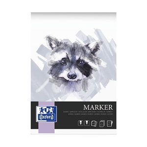 Oxford Marker tekenblok / A4 / 15 vel
