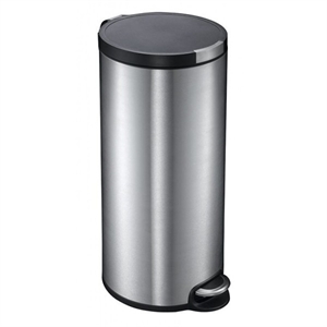 EKO Artistic pedaalemmer / metaal / mat RVS / 30 liter