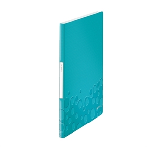 Leitz 4631 WOW showalbum / A4 / ijsblauw metallic / 20 insteekhoezen