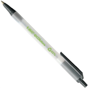 BIC ECOlutions balpen / zwart / clic / 50 stuks