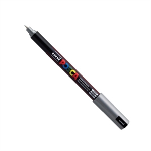 POSCA PC-1MR verfmarker / zilver / ronde punt / 0,7 mm