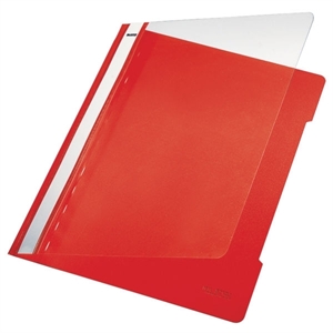 Leitz 4191 snelhechter / A4 / pvc / rood / 25 stuks