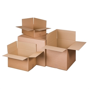 Raadhuis verzenddoos / karton / bruin / 10 stuks