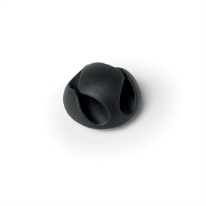 Durable 5038-37 Cavoline clip 2 / kabelhouder / kunststof / grafiet / 6 stuks
