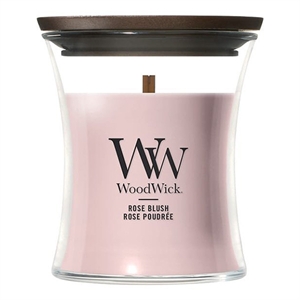 Woodwick Mini Hourglass / Rose Blush / 90 gram