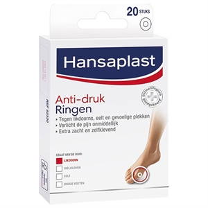 Hansaplast anti-drukringen voeten / 20 stuks