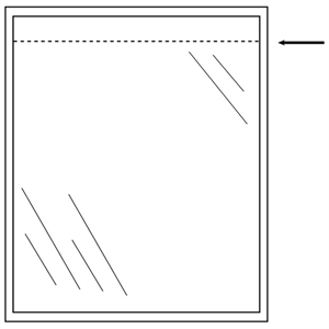 Raadhuis paklijst envelop / onbedrukt / zelfklevend / A4 / 315 mm x 225 mm / 500 stuks