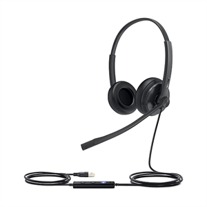Yealink UH34 Dual UC bekabelde headset / USB / zwart