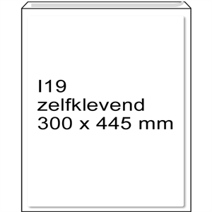 Raadhuis luchtkussen envelop / zelfklevend / I19 / 300mm x 445mm / 100 stuks