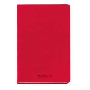 Aurora 2396CAR Capri notitieboek / A5 / gelinieerd / 80 gr. / 96 vel / rood