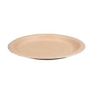Depa wegwerpbord / kraftkarton / bruin / 22 cm / 100 stuks
