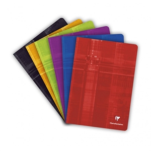 Clairefontaine schrift assorti / A4 / geruit zonder kantlijn / 40 vel / 10 stuks