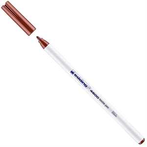 Edding 4600 textielmarker / bruin / ronde punt / 1 mm