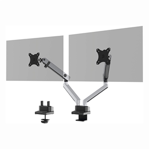 Durable 509723 Select Plus monitorarm / 2 monitoren / tot 32 inch / zilver / tot 8 kilo