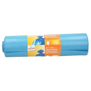 Paclan vuilniszakken / 120 liter / 50 stuks