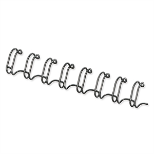 Fellowes 53218 metalen draadrug / A4 / metaal / zwart / 100 stuks