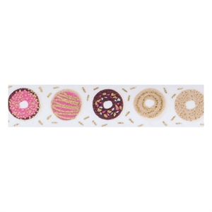 Folia washi tape / donut / 5 meter / 1 stuk