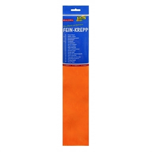 Folia crêpepapier / 250 x 50 cm / lichtoranje