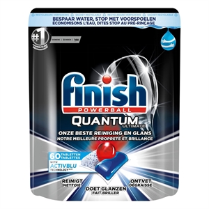 Finish Powerball Quantum Ultimate vaatwastabletten / grease fighter / 60 tabs