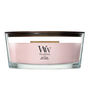 Woodwick Ellipse geurkaars / Rose Blush / 454 gram