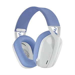 Logitech G435 gaming headset / draadloos / wit