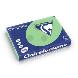 Clairefontaine papier / natuurgroen / A3 / 80 gr. / 500 vel