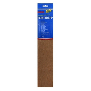 Folia crêpepapier / 250 x 50 cm / chocoladebruin