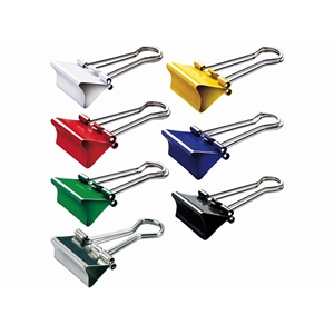 Maul 2131999 papierklem / 19 mm / metaal / assorti / 12 stuks