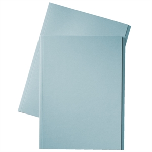 Esselte inlegmap / karton / 10 mm overslag / folio / blauw / 100 stuks