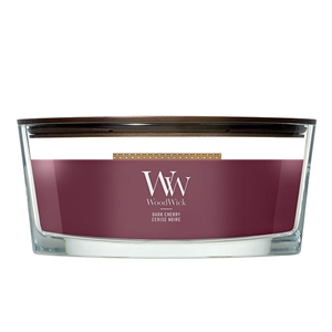 Woodwick Ellipse geurkaars / Dark Cherry / 454 gram