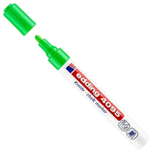 Edding 4095 krijtmarker / lichtgroen / ronde punt / 2-3mm