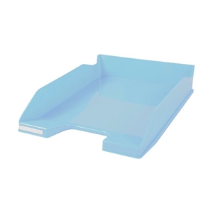 Exacompta 113209D Bee Blue brievenbak / A4+ / polystyreen / lichtblauw / 6 stuks