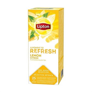 Lipton FGS Zwarte Thee Citroen / 6 x 25 stuks