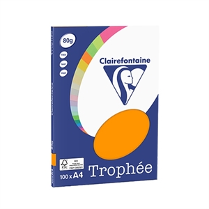 Clairefontaine papier / feloranje / A4 / 80 gr. / 100 vel