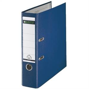 Leitz 1010 ordner / A4 / plastic / blauw / 80 mm