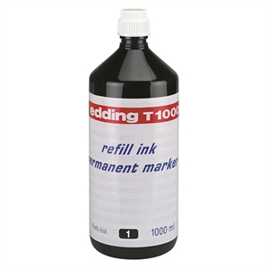 Edding T 1000 navulling / zwart / 1000 ml